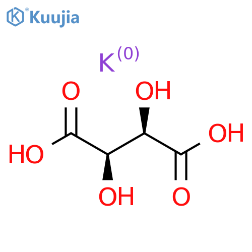 Potassium tartarate structure