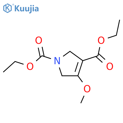 Diethyl 4-methoxy-2,5-dihydro-1h-pyrrole-1,3-dicarboxylate structure