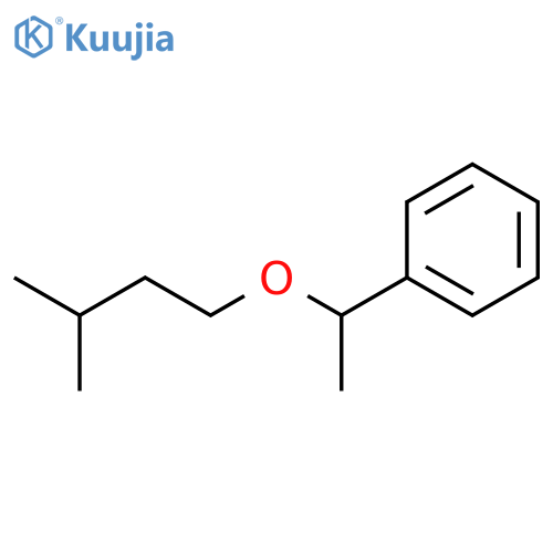 Benzene, [1-(3-methylbutoxy)ethyl]- structure