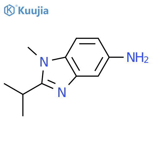 1H-Benzimidazol-5-amine, 1-methyl-2-(1-methylethyl)- structure