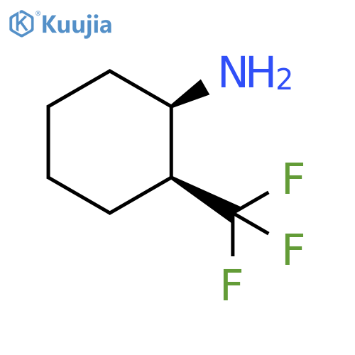 cis,rel-(1R,2S)-2-(Trifluoromethyl)cyclohexan-1-amine structure