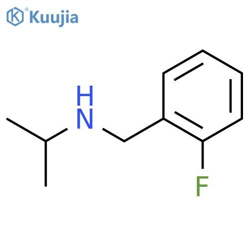 (2-fluorophenyl)methyl(propan-2-yl)amine structure