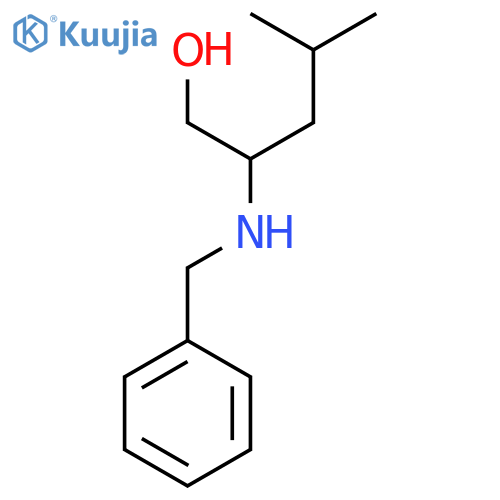 2-(Benzylamino)-4-methylpentan-1-ol structure
