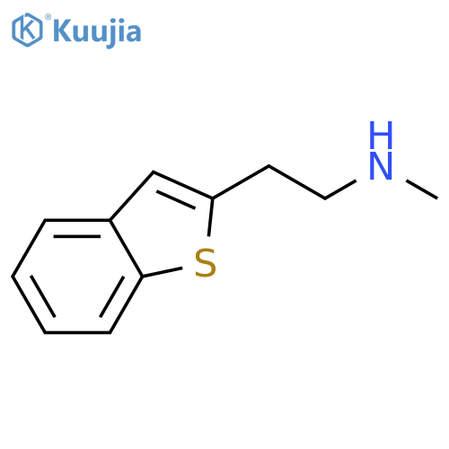 2-(1-benzothiophen-2-yl)ethyl(methyl)amine structure