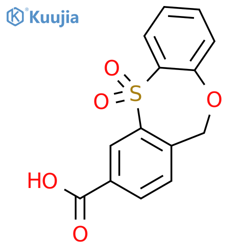 11H-Dibenz[b,e][1,4]oxathiepin-3-carboxylic acid, 5,5-dioxide structure