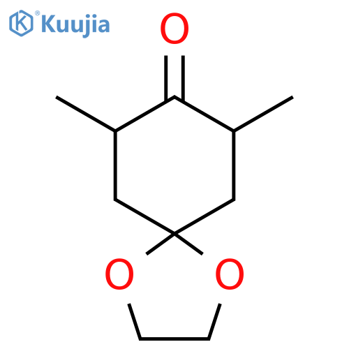 1,4-Dioxaspiro[4.5]decan-8-one, 7,9-dimethyl- structure