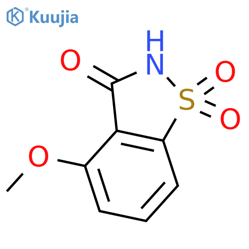 4-methoxy-2,3-dihydro-1lambda6,2-benzothiazole-1,1,3-trione structure