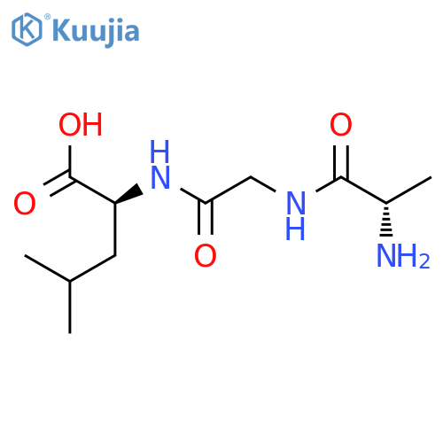 L-Leucine, L-alanylglycyl- structure
