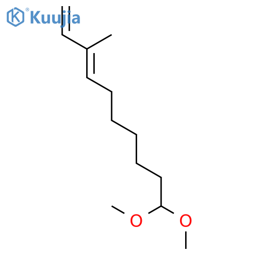 1,3-Decadiene, 10,10-dimethoxy-3-methyl- structure