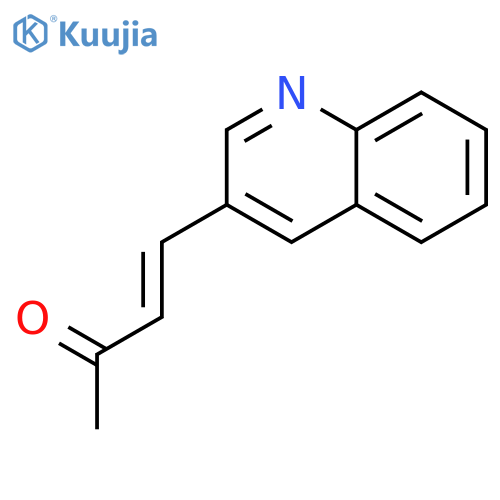 4-(quinolin-3-yl)but-3-en-2-one structure