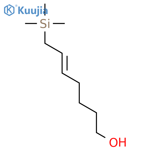 5-Hepten-1-ol, 7-(trimethylsilyl)-, (E)- structure