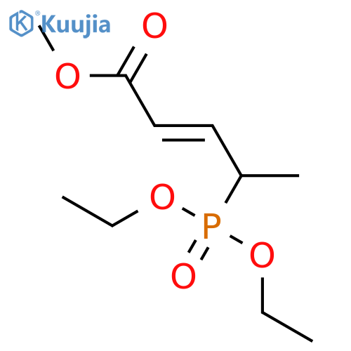 2-Pentenoic acid, 4-(diethoxyphosphinyl)-, methyl ester, (2E)- structure