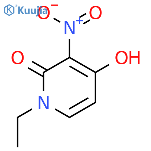2(1H)-Pyridinone, 1-ethyl-4-hydroxy-3-nitro- structure