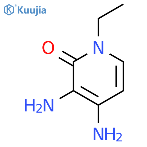 2(1H)-Pyridinone, 3,4-diamino-1-ethyl- structure