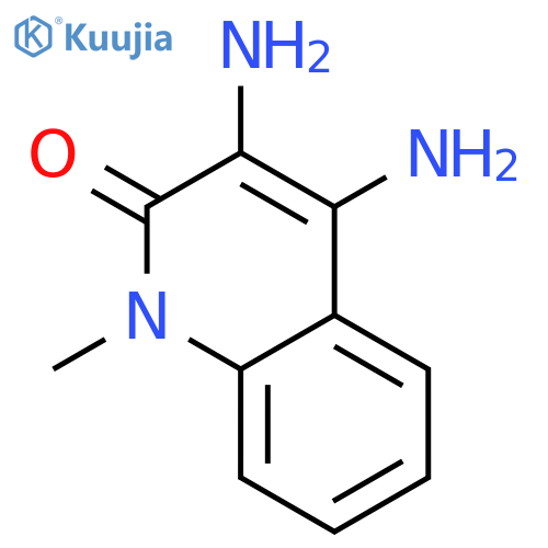 2(1H)-Quinolinone, 3,4-diamino-1-methyl- structure