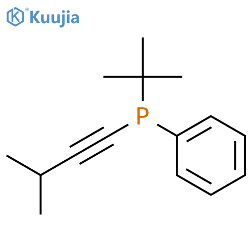 Phosphine, (1,1-dimethylethyl)(3-methyl-1-butyn-1-yl)phenyl- structure