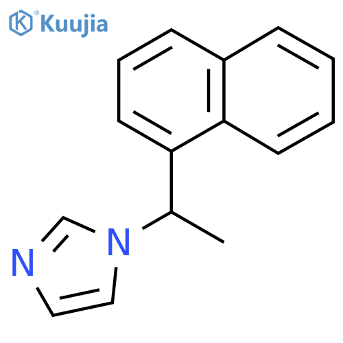 1-[1-(Naphthalen-1-yl)ethyl]-1H-imidazole structure
