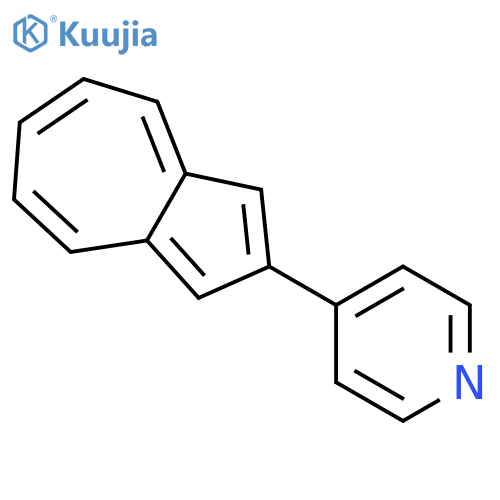 Pyridine, 4-(2-azulenyl)- structure
