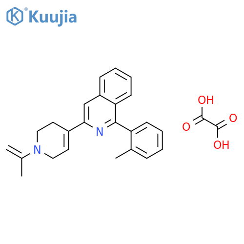 1-o-Tolyl-3-(1-allyl-1,2,5,6-tetrahydro-4-pyridinyl)isoquinoline oxalate structure