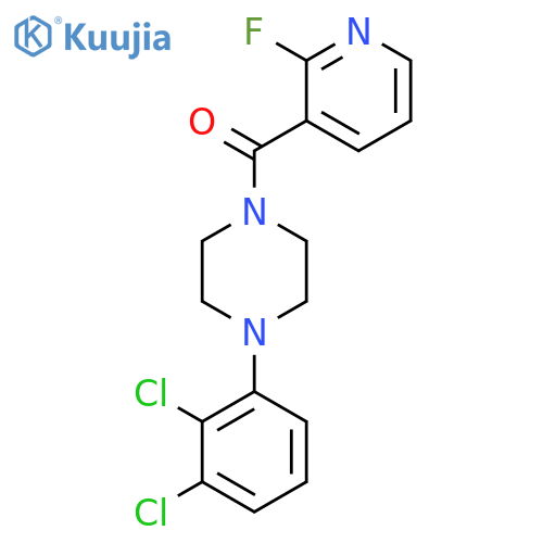 Methanone, [4-(2,3-dichlorophenyl)-1-piperazinyl](2-fluoro-3-pyridinyl)- structure