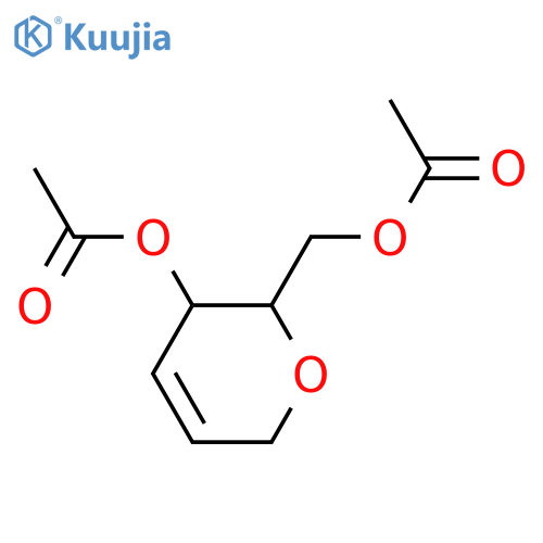 1,5-Anhydro-2,3-dideoxy-D-erythro-hex-2-enitol 4,6-Diacetate structure