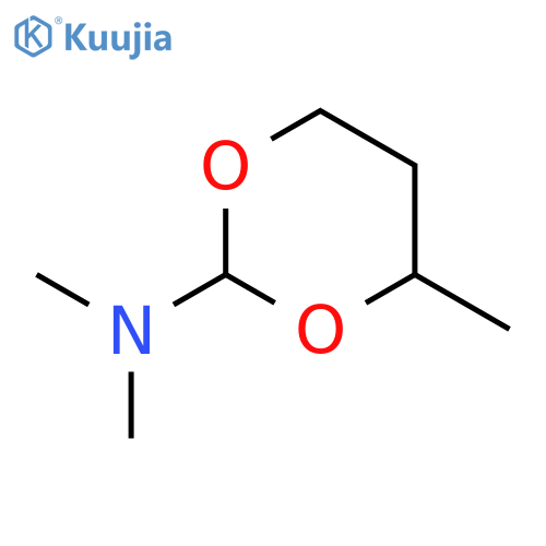 1,3-Dioxan-2-amine, N,N,4-trimethyl- structure