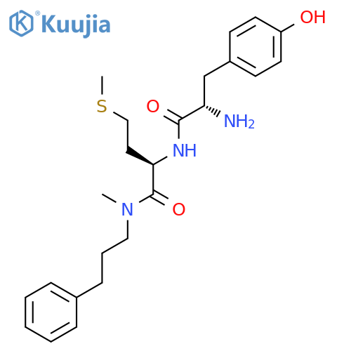 D-Methioninamide, L-tyrosyl-N-methyl-N-(3-phenylpropyl)- structure