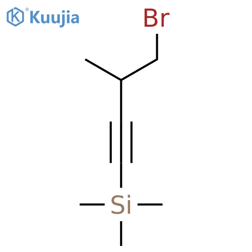 Silane, (4-bromo-3-methyl-1-butynyl)trimethyl- structure