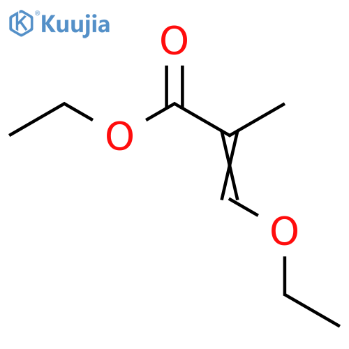Ethyl 3-Ethoxy-2-methylpropyl-2-enoate structure