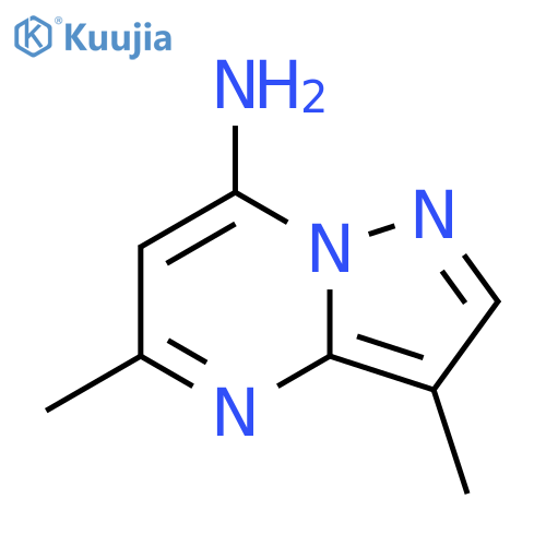 3,5-Dimethylpyrazolo[1,5-a]pyrimidin-7-amine structure