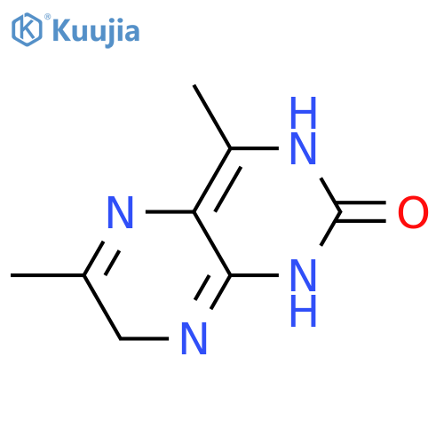 2(1H)-Pteridinone,3,7-dihydro-4,6-dimethyl- structure
