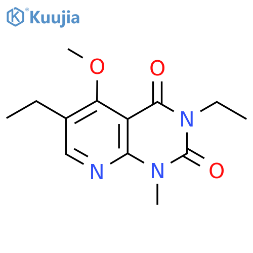 3,6-diethyl-5-methoxy-1-methyl-1H,2H,3H,4H-pyrido2,3-dpyrimidine-2,4-dione structure