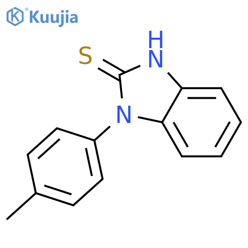1-(4-Methylphenyl)-1H-1,3-benzodiazole-2-thiol structure
