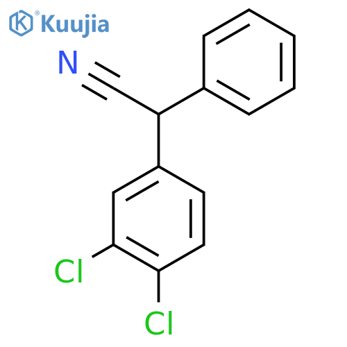 2-(3,4-Dichlorophenyl)-2-phenylacetonitrile structure