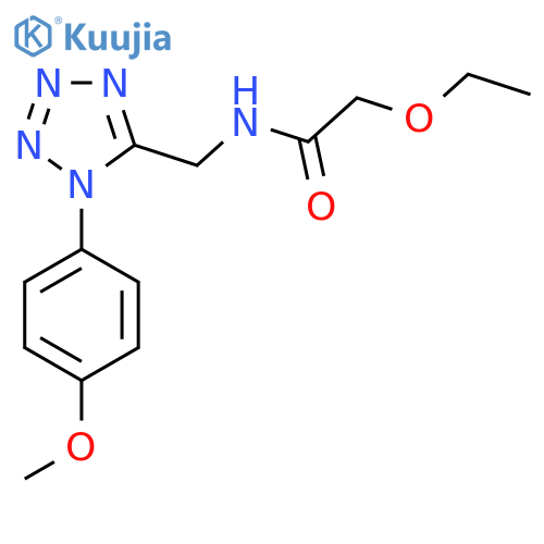 2-ethoxy-N-{1-(4-methoxyphenyl)-1H-1,2,3,4-tetrazol-5-ylmethyl}acetamide structure