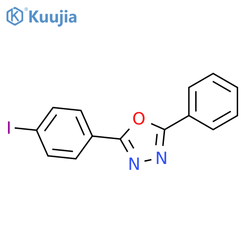 1,3,4-Oxadiazole, 2-(4-iodophenyl)-5-phenyl- structure