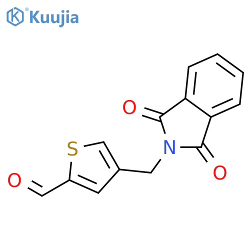 2-Thiophenecarboxaldehyde,4-[(1,3-dihydro-1,3-dioxo-2H-isoindol-2-yl)methyl]- structure
