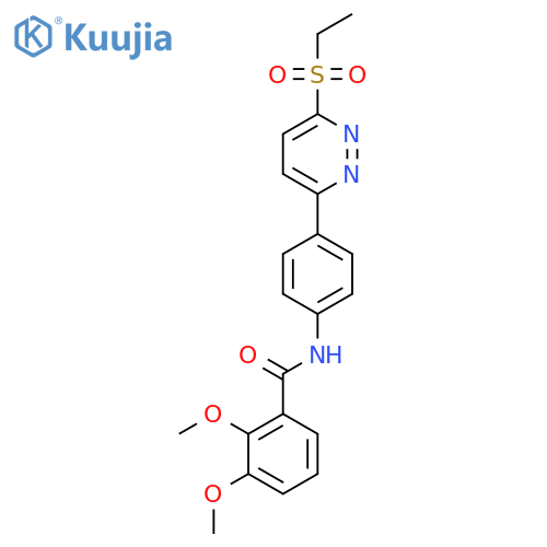 N-{4-6-(ethanesulfonyl)pyridazin-3-ylphenyl}-2,3-dimethoxybenzamide structure