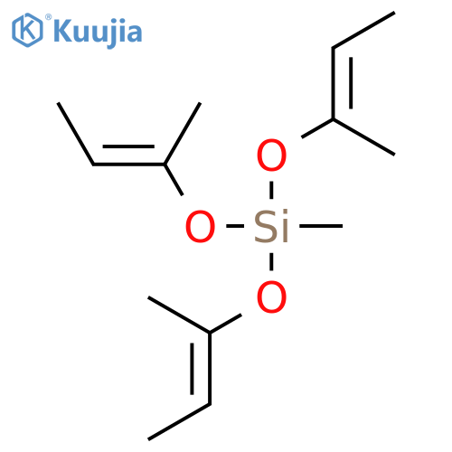 Silane, methyltris[(1-methyl-1-propenyl)oxy]- structure