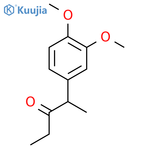 2-(3,4-Dimethoxyphenyl)pentan-3-one structure