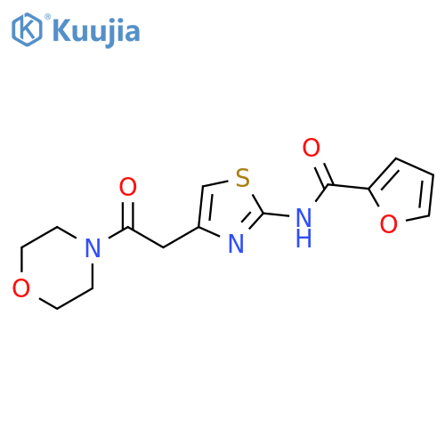 N-{4-2-(morpholin-4-yl)-2-oxoethyl-1,3-thiazol-2-yl}furan-2-carboxamide structure