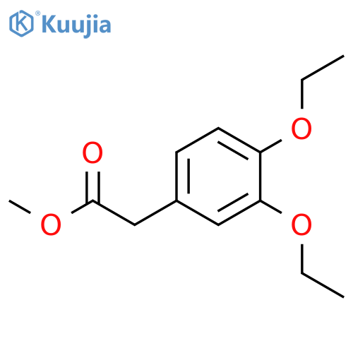 (3,4-diethoxy-phenyl)-acetic acid methyl ester structure