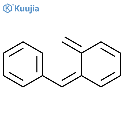 Benzene, [(6-methylene-2,4-cyclohexadien-1-ylidene)methyl]- structure