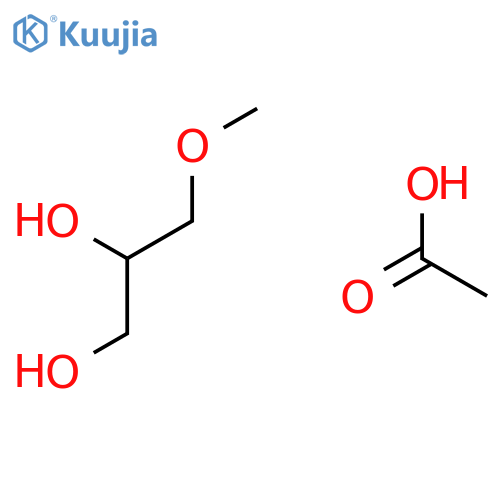 1,2-Propanediol, 3-methoxy-, monoacetate structure