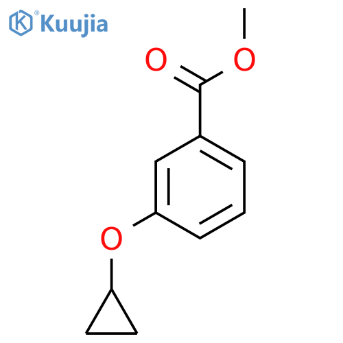 Methyl 3-cyclopropoxybenzoate structure