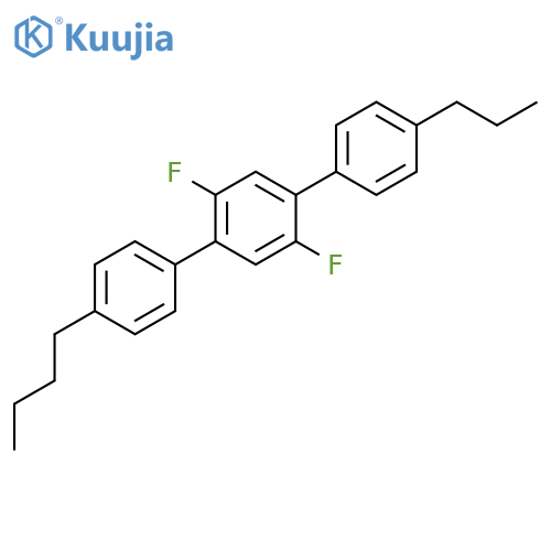 1,1':4',1''-Terphenyl, 4-butyl-2',5'-difluoro-4''-propyl- structure
