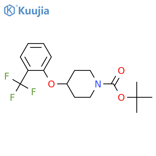 1-Boc-4-(2-(Trifluoromethyl)phenoxy)piperidine structure