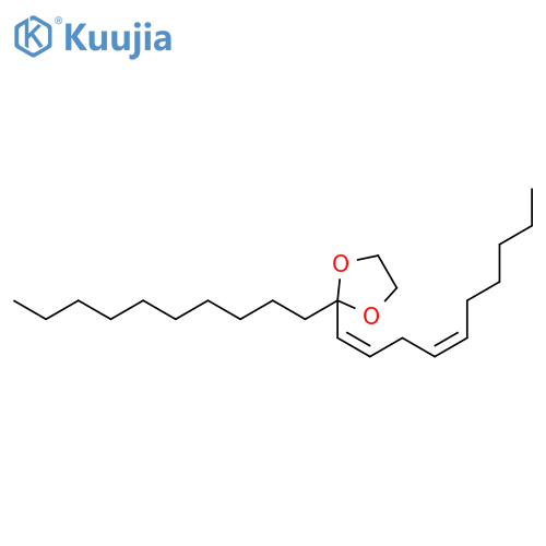 1,3-Dioxolane, 2-(1Z,4Z)-1,4-decadien-1-yl-2-decyl- structure