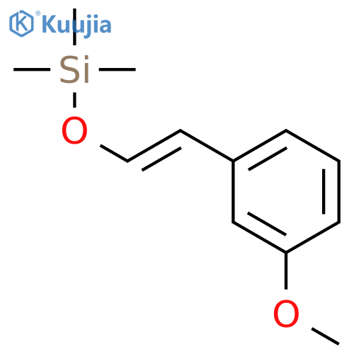 Benzene, 1-methoxy-3-[(1E)-2-[(trimethylsilyl)oxy]ethenyl]- structure