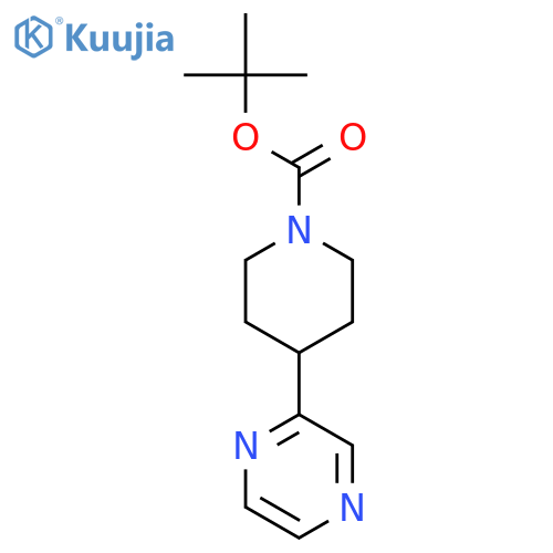 4-(2-Pyrazinyl)-1-piperidinecarboxylic acid 1,1 structure